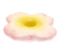 Bougeoir en céramique fleur rose Rose G