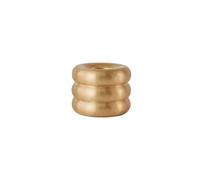 Bougeoir en laiton OYOY Living Design Savi Doré 4x4x4 cm
