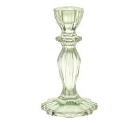 Bougeoir en verre vert | Bougeoir conique décoratif pour les repas à l'intérieur ou à l'extérieur, décorations élégantes pour le dîner, anniversaire, jardin, mariage, Noël, décoration de la maison