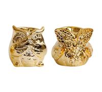 Bougeoir hibou en céramique, tasse, décoration de bureau, ornement pour la maison, Table de mariage, décoration de dîner romantique, chandelier