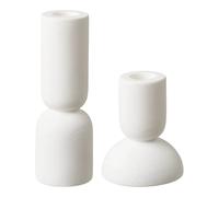 Bougeoir House Nordic Blanc 7,5x7,5x15 cm