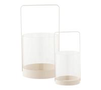 Bougeoir House Nordic Hurricane (x6) Beige 25/35 cm