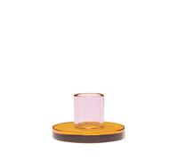 Bougeoir Hubsch Interior Astra small Orange 7x3,5 cm
