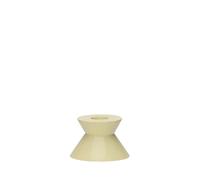 Bougeoir Hubsch Interior Two Jaune 8x5 cm