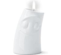 FIFTYEIGHT PRODUCTS Doudou à Bougie « Verschmust » (Grand bougeoir, Blanc, fabriqué en Allemagne)