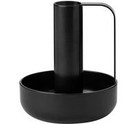 Bougeoir IDA 10 cm, noir, fer, Stelton