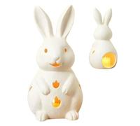 Bougeoir lapin de Pâques en résine
