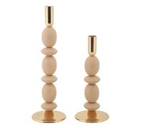 Bougeoir Mauro Ferretti Shuttle (x2) Rose 10x25-10x33,5 cm
