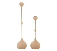 Bougeoir Mauro Ferretti Slimmy (x2) Rose 8x26-8x37 cm