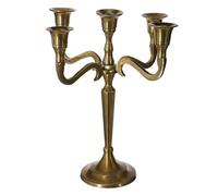 AC-Déco Bougeoir JJA 103425A 5 têtes métal Or H27 cm