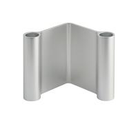 Muuto Paire de bougeoirs. 11 cm Aluminium
