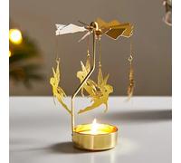 Bougeoir rotatif à chaud en métal, porte-bougie de Noël, fête de mariage, cadeau de décoration, QueParty, 1PC Princess