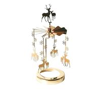 Bougeoir rotatif- Chandelier À Rotation Thermique, Lanterne Rotative Ronde