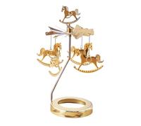 Bougeoir Rotatif - Plateau Rond Thermique, Chandelier Rotatif, Bougie Parfumée | Bougeoir Lanterne Tournant Pour Dîner Romantique, Banquet, Cadeau Pour Filles, Décoration De Maison, Ornement