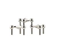 STOFF Nagel STOFF Nagel bougeoir lot de 3 chrome