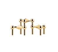 Bougeoir Set de 3 Laiton Massif