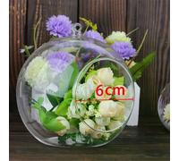 Bougeoir suspendu en verre de cristal
