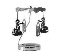 Bougeoir Tournant - Plateau De Chandelier Thermique Rotatif De 9 X 22 Cm, Présentoir De Bougies Tournantes | Lanterne Romantique Chauffée, Décoration De Table Créative Pour Bougies Parfumées, Décorati