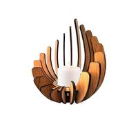 Bougeoirs en bois - 12 x 15 cm, bougeoirs en bois | Photophore d'aromathérapie et accessoires pour fête, vacances, décoration de table