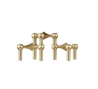Bougeoirs, Lot de 3, Laiton Brossé