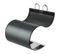 BougeRV Yuma 100W CIGS Panneau Solaire 360° Flexible Anti-Ombrage Adhésif | avec 24 Diodes Bypass, IP68, pour Le Toit Camping-car Bateau Cabine Van balcons et Autres Surfaces Inégales Compact