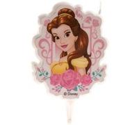 bougie 2d anniversaire belle 7.5 cm - dekora 346002 Rose G