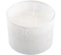 Bougie Parfumée 3 Mèches Graphic Ethnic 11cm Gris Clair