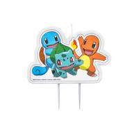 BOUGIE ANNIVERSAIRE POKÉMON PERSONNAGES 5.5X8.3CM Blanc
