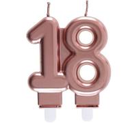 Bougie des Âges 18 ans, Rose Gold