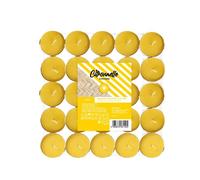 Bougie anti-moustiques - Chauffe-plat Citronnelle - 50 unités - 4h de combustion - Usage extérieur