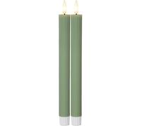 Bougie bâton LED Flame Stripe, lot de 2 en cire