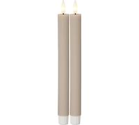 Bougie bâton LED Flame Stripe, lot de 2 en cire