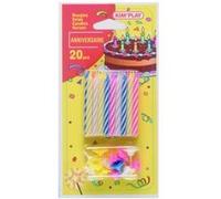 Bougie bobeche 20 pcs et 20 supports