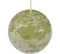 Bougie Boule Déco "Rustique" 7cm Tilleul G