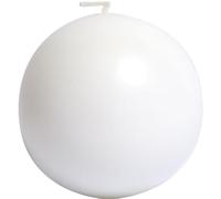 Bougie boule 'DTM' Blanche 8 cm