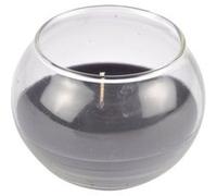 Bougie Boule en Verre "Essentiel" 8cm Bois de Cèdre G