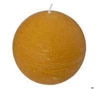 Atmosphera - Bougie boule rustique - jaune - 445g