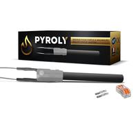 Bougie céramique pour poêle à granulés 111/78mm - Ø11,55mm - 300 W - lisse | Compatible EDILKAMIN / PALAZZETTI / FONTE-FLAMME / RAVELLI / TRESCO - Qualité supérieure avec connecteurs