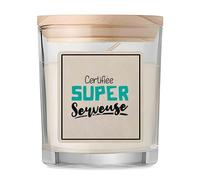 Bougie Certifiée super serveuse | Candle | Idée Cadeau Anniversaire Fête Original Famille Travail Départ Collègue Retraite Noël