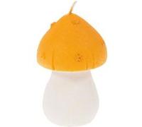 Bougie champignon jaune 10,5 cm (lot de 4) - Amadeus - Jaune - Cire Jaune G