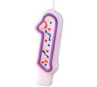 Bougie chiffre 1 GAPPY PARTY Multicolore G