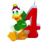 Bougie chiffre 4 Mickey Clubhouse? Taille Unique G