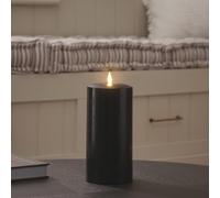 Bougie Cierge Noire TruGlow® à LED de 20 cm