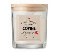 Bougie Copine d'amour | Candle | Idée Cadeau Pote Amie Anniversaire Fête Original Famille Travail Départ Collègue Retraite Noël