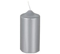 Bougie cylindrique de Noel, argent