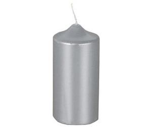 Bougie cylindrique de Noel, argent