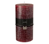 Bougie Cylindrique Déco Junina 20cm Cerise