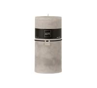 Bougie Cylindrique Déco Junina 20cm Gris Clair