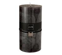 Bougie Cylindrique Déco Junina 20cm Noir Marron