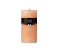 Bougie Cylindrique Déco Junina 20cm Pêche